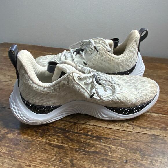 Under Armour Curry Flow 10 White/Black - Picture 6 of 9